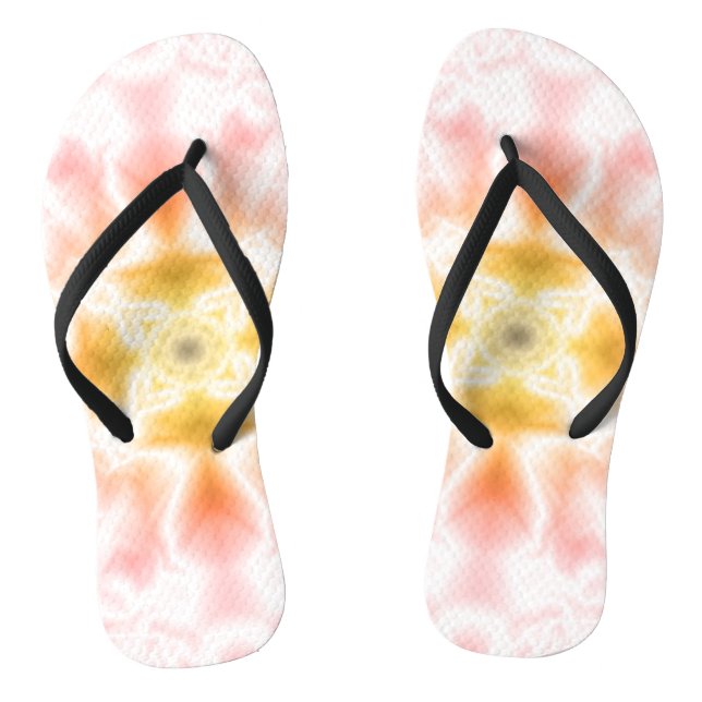Bright Abstract Thongs (Footbed)