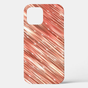Bright abstract vintage background with glitterabs iPhone 12 case