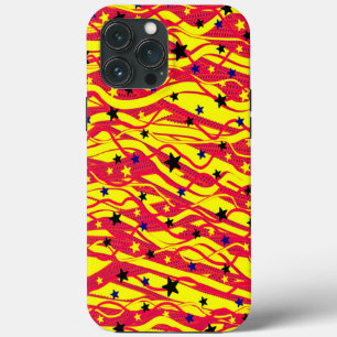 Bright abstracted iPhone 13 pro max case