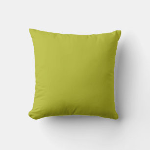 Bright Acidic Green, Fragile Sprout Solid Colour Cushion