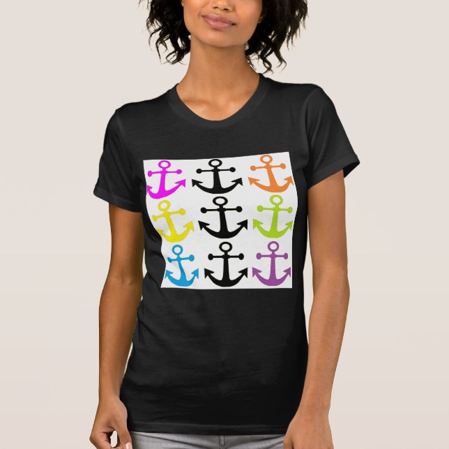 Bright Anchors T-Shirt (Front)