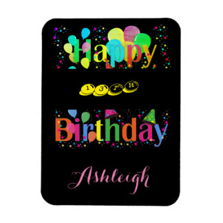 Bright and Beautiful Birthday   Magnet