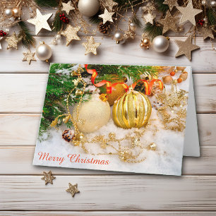 Bright and Beautiful Christmas Decorations Holiday Card
