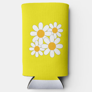 Bright and Bold Daisy Seltzer Can Cooler