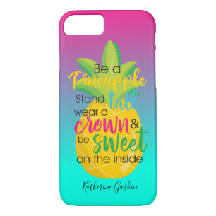 Bright and Colourful Be a Pineapple iPhone 8/7 Case