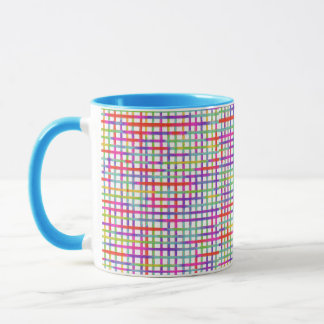 Bright and Colourful Blue Handle Mug