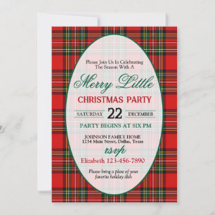 Bright and Colourful Christmas Party Invitation