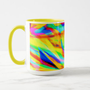 Bright And Colourful Neon Pattern Art Mug