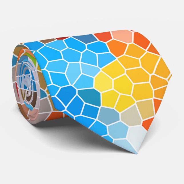 Bright and Colourful Tie (Rolled)