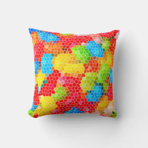 Bright and Colourful Unique Abstract Pattern Cushion