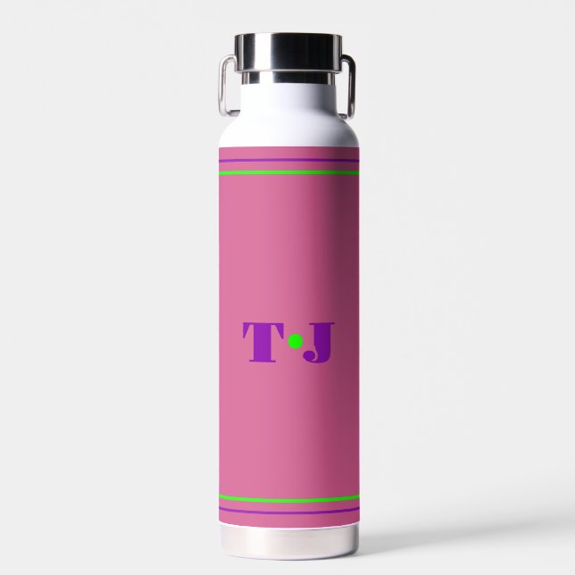 Bright and Colourful Water Bottle (Front)