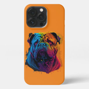 Bright and Fluffy Chinese Shar Pei dog, Shar-Pei iPhone 13 Pro Case