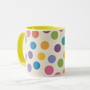 Bright and Fun Abstract Hexagon Design Mug