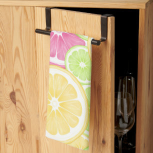 Bright and Fun Citrus Pop Summer Paper Tea Towel