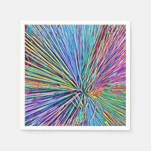 Bright and funky rainbow colours Paper Napkin