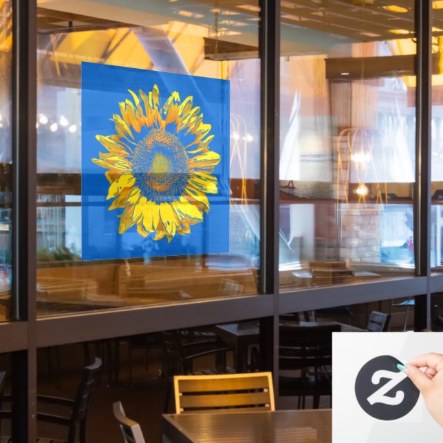 Bright and Glorious Sunflower (Restaurant Window)