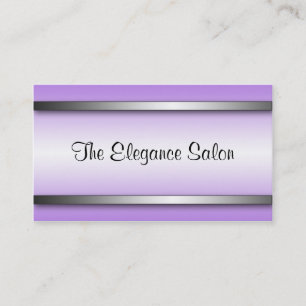 Bright and Sophisticated Purple Appointment Cards