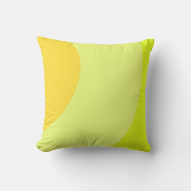 Bright and Vibrant Yellow Cushion (Front)