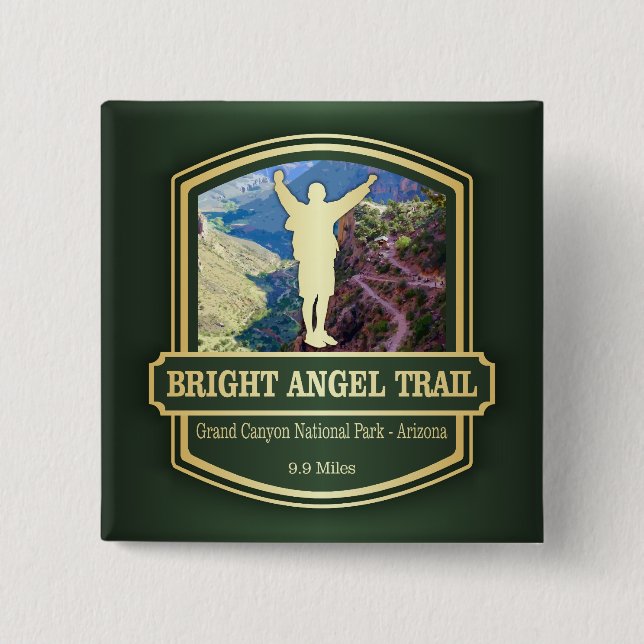 Bright Angel Trail (B) 15 Cm Square Badge (Front)
