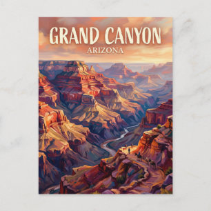 Bright Angel Trail USA Postcard