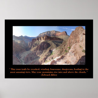 Bright Angel (With Quote) Poster