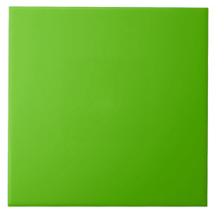 Bright Apple Green Ceramic Tile