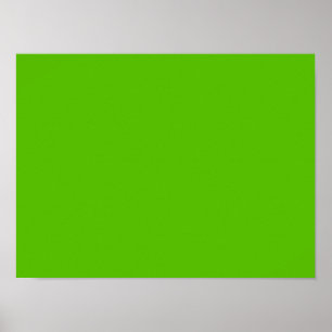 Bright Apple Green Poster