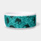 Bright aqua elephant glitter pattern