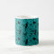 Bright aqua gymnastics glitter pattern