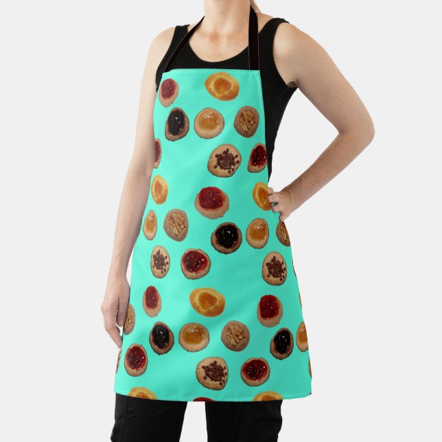 Bright Aqua-Mint Kolache apron (Insitu)