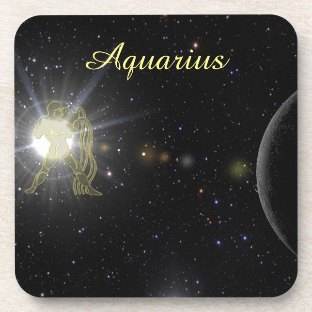Bright Aquarius Coaster (Front)