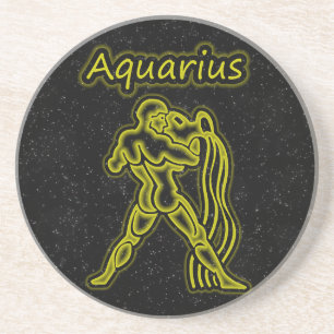 Bright Aquarius Coaster