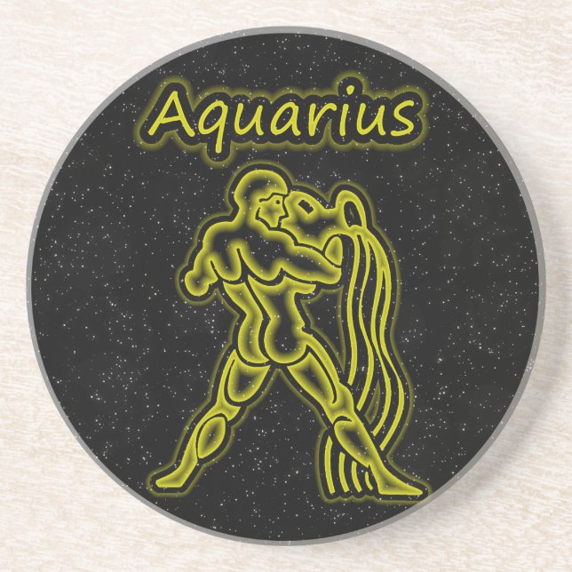 Bright Aquarius Coaster (Front)