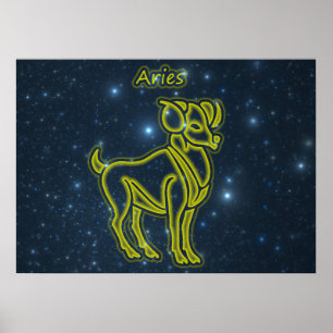 Bright Aries Poster