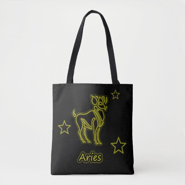 Bright Aries Tote Bag (Front)