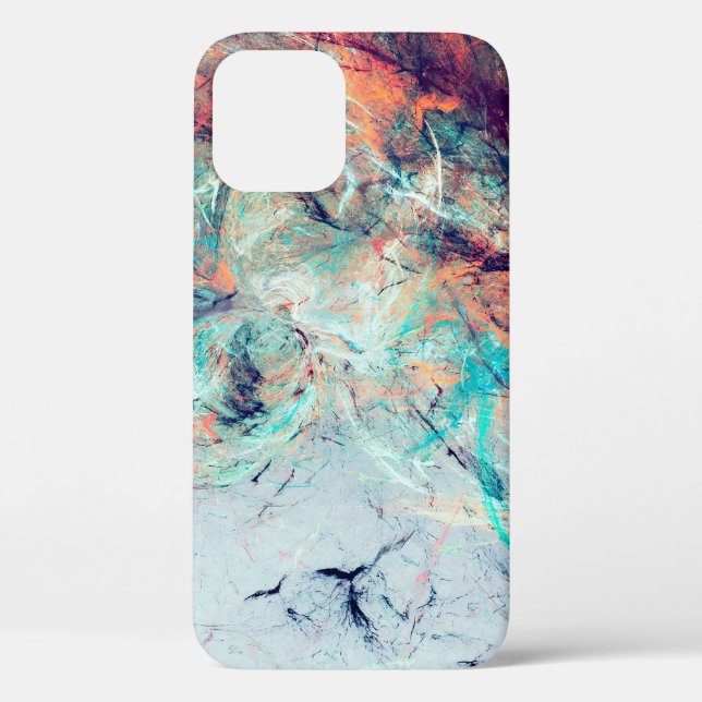 Bright artistic splashes. Abstract painting trendy Case-Mate iPhone Case (Back)