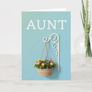 Bright Aunt Mothers Day Card