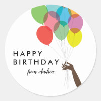 Bright Balloons Happy Birthday