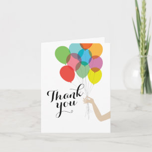 Bright Balloons Thank You Tote