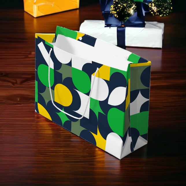 Bright Bauhaus Shape Large Gift Bag (Creator Uploaded)