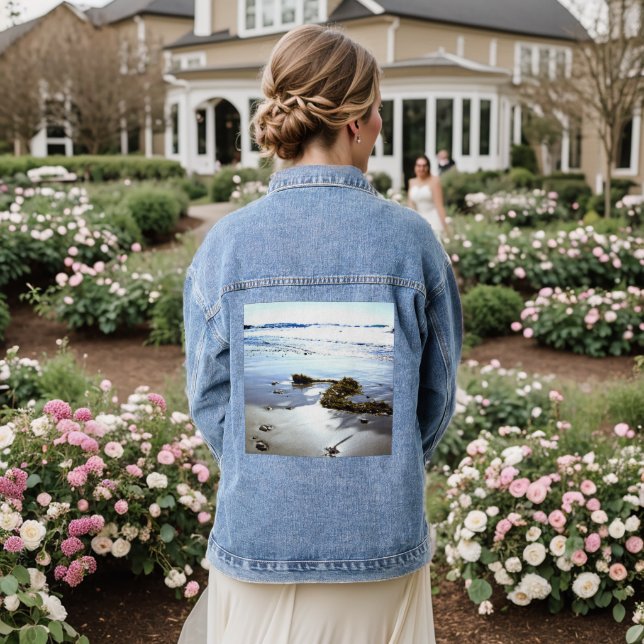 Bright Beach Denim Jacket (Wedding Back)
