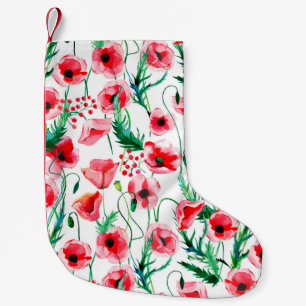 Bright beautiful wonderful summer autumn herbal fl small christmas stocking
