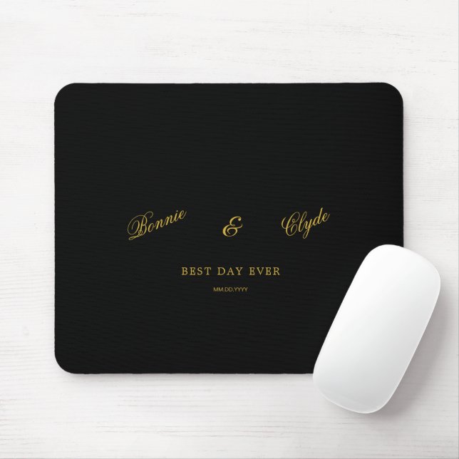 Bright Best Day Ever Modern Office Style Mouse Pad (With Mouse)