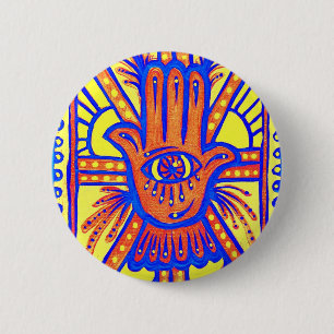 Bright Blessings 6 Cm Round Badge