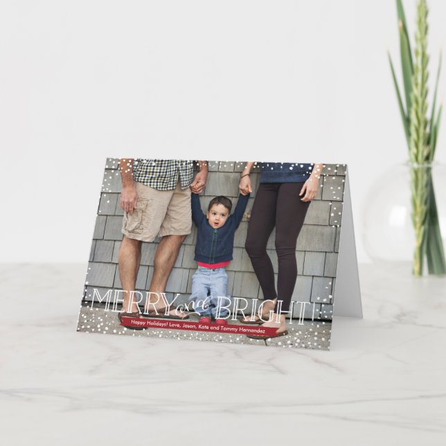 Bright Blizzard | Folded Greeting Card (Front)