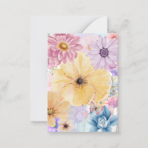 Bright Blooms Floral Card