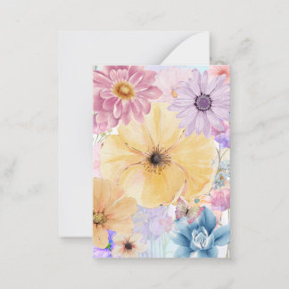 Bright Blooms Floral Card