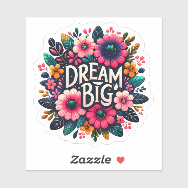 Bright Blooms Inspiring Dreams in Vibrant Colours (Sheet)