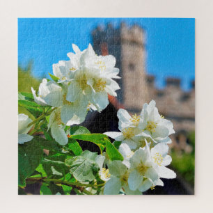 Bright Blooms of Summer in London - 20x20 - 676 pc Jigsaw Puzzle