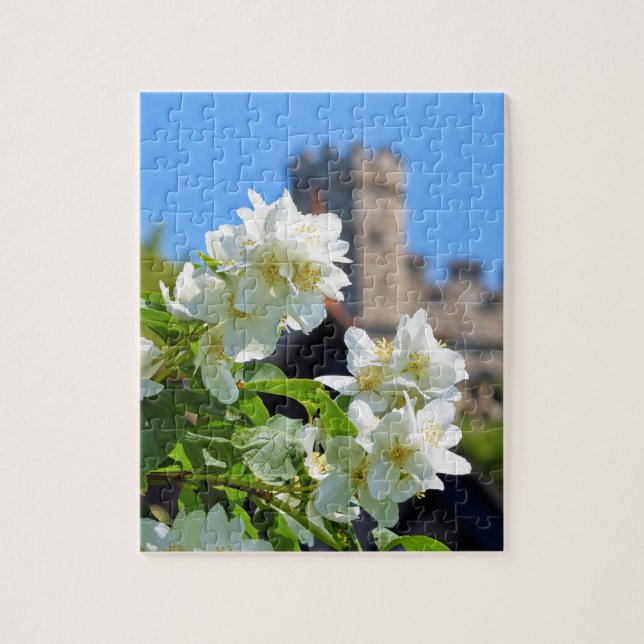 Bright Blooms of Summer in London - 8x10 - 110 pc Jigsaw Puzzle (Vertical)